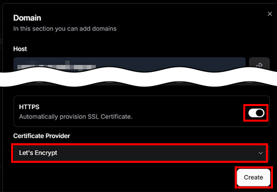 ドメイン設定とデプロイ